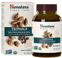 Organic Triphala -- 60 Caplets Himalaya