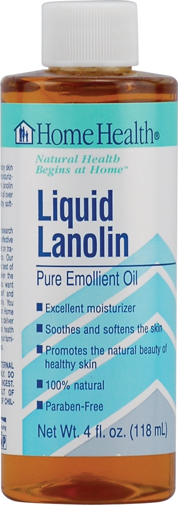 Жидкий ланолин Home Health -- 4 жидких унции Home Health