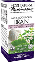 MycoBotanicals™ Brain - Грибной Комплекс - 60 Вегетарианских Капсул - Host Defense Host Defense