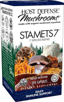 Mushrooms Organic Stamets 7 Capsules (Капсулы) -- 120 Capsules Host Defense