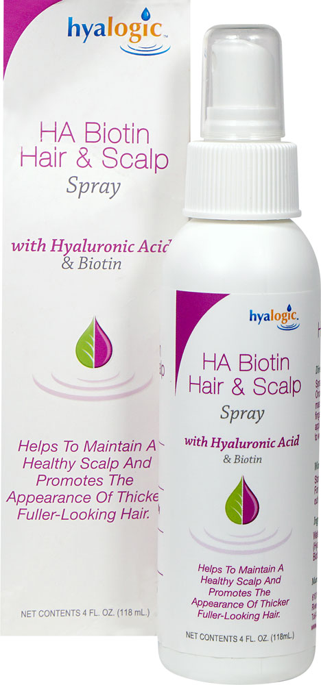 Hyalogic HA Biotin Hair &amp; Спрей для кожи головы - 4 жидких унции Hyalogic