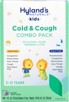 4 Kids Cold 'n Cough Day & Night Value Pack Grape -- 8 fl oz (Жидкие унции) Hyland's