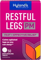 Hyland's Restful Legs™ PM — 50 быстрорастворимых таблеток Hyland's