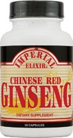 Китайский красный женьшень — 500 мг — 50 капсул Imperial Elixir