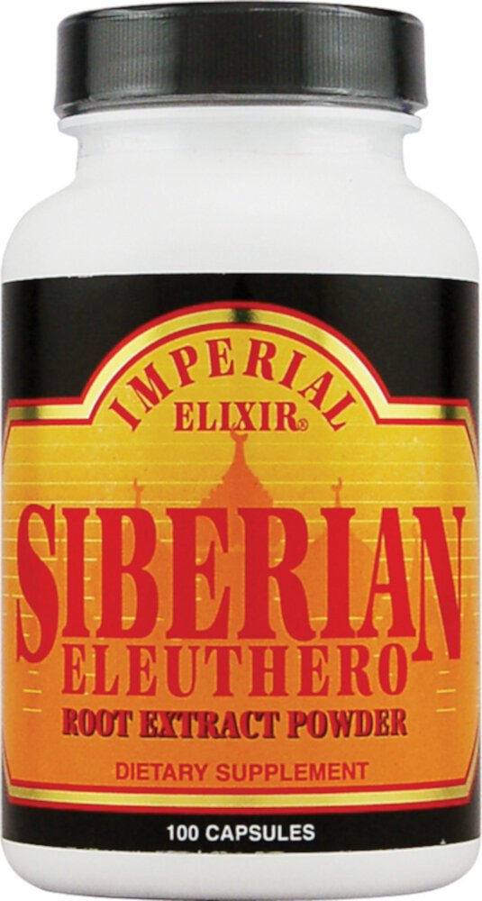 Порошок экстракта корня сибирского элеутерококка -- 500 мг -- 100 капсул Imperial Elixir