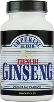 Tienchi Ginseng -- 500 mg each - 100 Capsules (Капсулы) Imperial Elixir