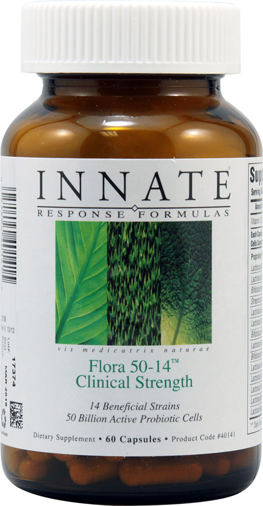Flora 50-14 - 50 миллиардов клеток - 60 капсул - Innate Innate