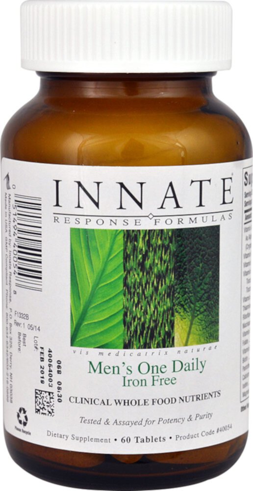Innate Response Formulas Men's One Daily без железа - 60 таблеток Innate