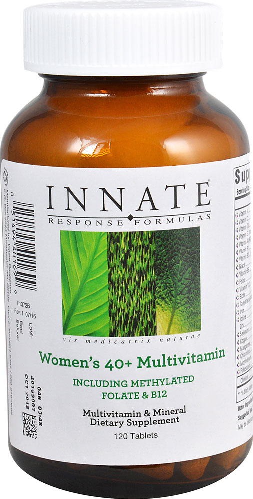Innate Response Formulas Мультивитамины для женщин старше 40 лет -- 120 таблеток Innate