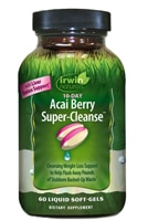 Acai Berry Super-Cleanse -- 60 Liquid Softgels (Жидкие мягкие капсулы) Irwin Naturals