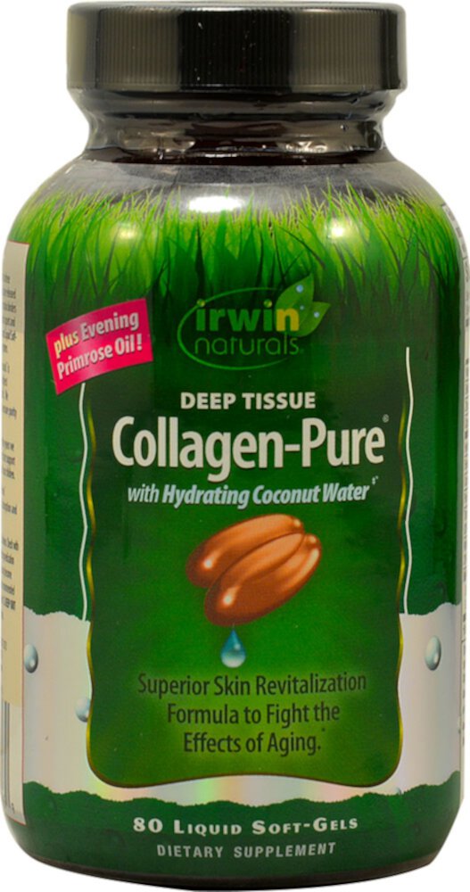 Collagen-Pure™ -- 80 Liquid Softgels (Жидкие мягкие капсулы) Irwin Naturals