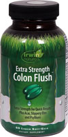 Extra Strength Colon Flush™ -- 60 Liquid Softgels (Жидкие мягкие капсулы) Irwin Naturals