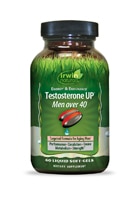 Energy & Endurance Testosterone Up for Men Over 40 -- 60 Liquid Softgels (Жидкие мягкие капсулы) Irwin Naturals