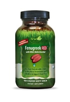Красный пажитник – 60 жидких мягких желатиновых капсул Irwin Naturals