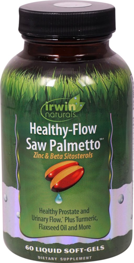 Healthy-Flow Saw Palmetto™ -- 60 Liquid Softgels (Жидкие мягкие капсулы) Irwin Naturals