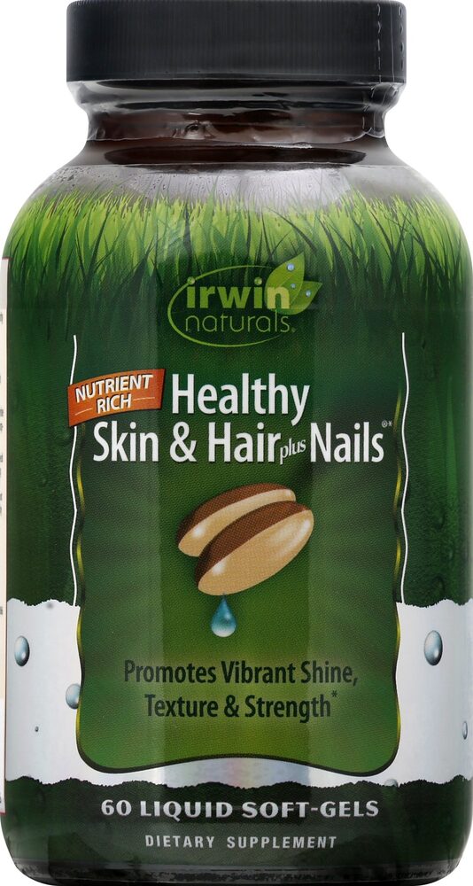Healthy Skin & Hair plus Nails™ — 60 мягких таблеток Irwin Naturals