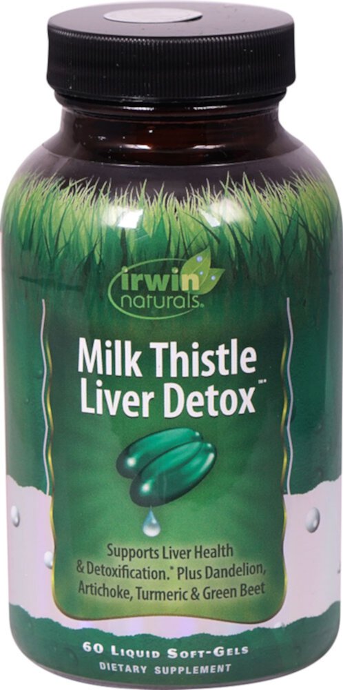 Milk Thistle Liver Detox™ -- 60 Softgels (Мягкие капсулы) Irwin Naturals