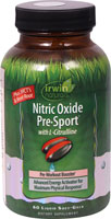 Nitric Oxide Pre-Sport® with L-Citrulline -- 60 Liquid Softgels (Жидкие мягкие капсулы) Irwin Naturals