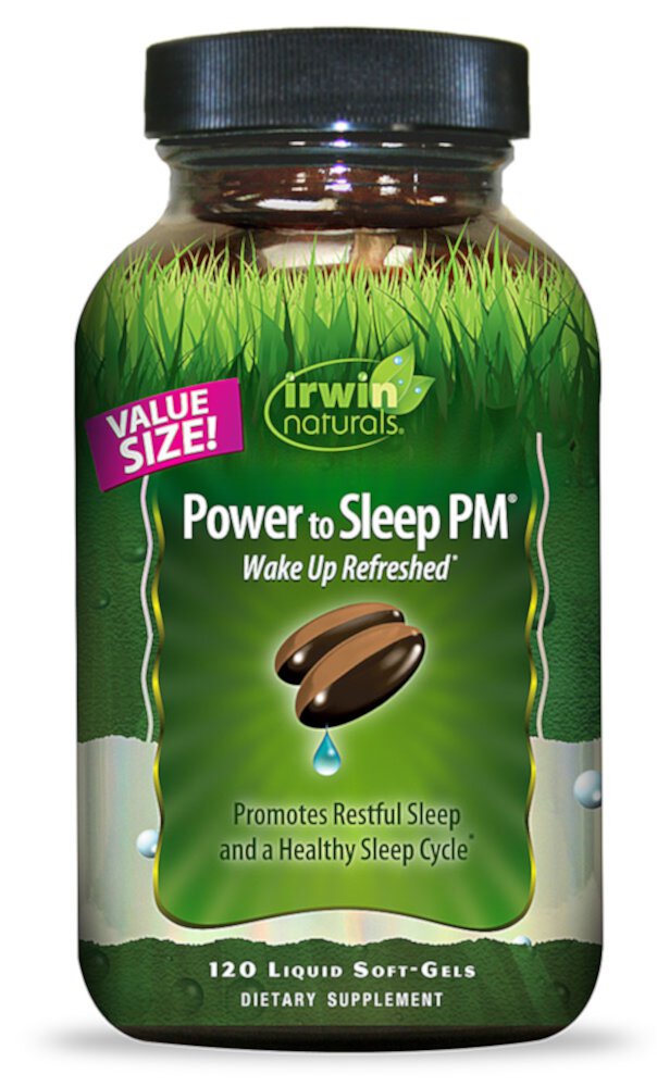 Power to Sleep PM® -- 120 мягких капсул с жидкостью Irwin Naturals