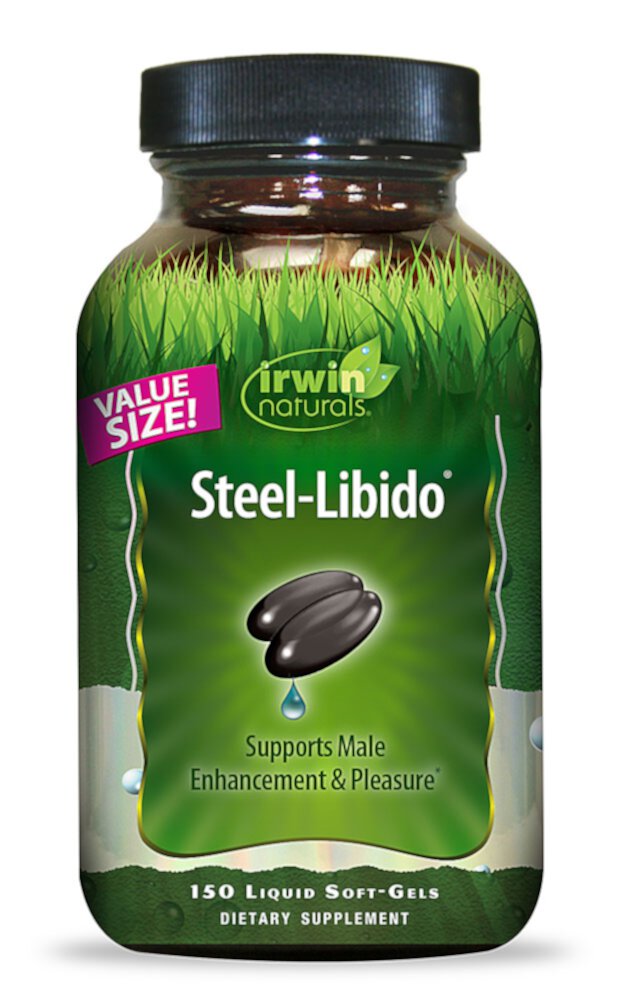 Steel-Libido® -- 150 Liquid Softgels (Жидкие мягкие капсулы) Irwin Naturals