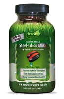 Steel-Libido Max3™ + Peak Testosterone -- 75 Liquid Softgels (Жидкие мягкие капсулы) Irwin Naturals