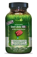 Steel-Libido Max3™ + Nitric Oxide Booster -- 75 Liquid Softgels (Жидкие мягкие капсулы) Irwin Naturals