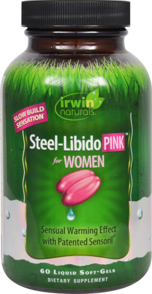 Irwin Naturals Steel-Libido Pink™ для женщин — 60 мягких капсул с жидкостью Irwin Naturals