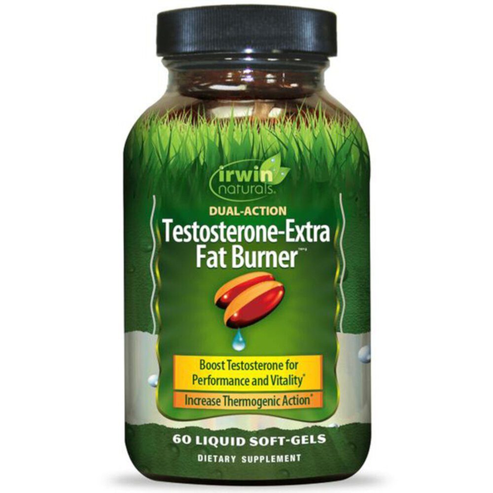 Irwin Naturals Testosterone-Extra Fat Burner™ -- 60 Liquid Softgels Irwin Naturals