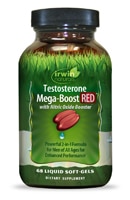 Testosterone Mega Boost RED -- 68ct Irwin Naturals