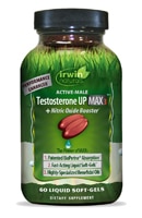 Testosterone Up Max3™ + Nitric Oxide Booster -- 60 Liquid Softgels (Жидкие мягкие капсулы) Irwin Naturals