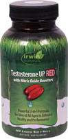 Testosterone UP RED™ -- 60 Liquid Softgels (Жидкие мягкие капсулы) Irwin Naturals