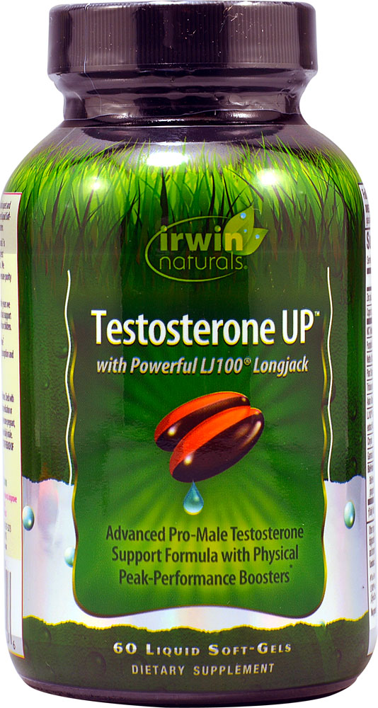 Testosterone UP™ -- 60 Liquid Softgels (Жидкие мягкие капсулы) Irwin Naturals