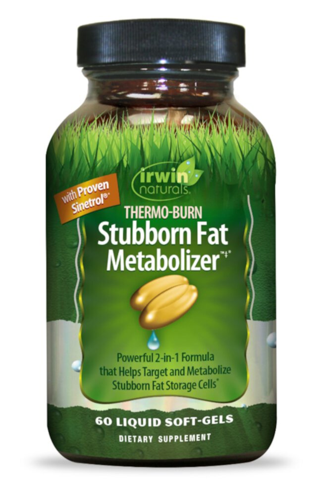 Thermo Burn Stubborn Fat Metabolizer -- 60 Liquid Softgels (Жидкие мягкие капсулы) Irwin Naturals