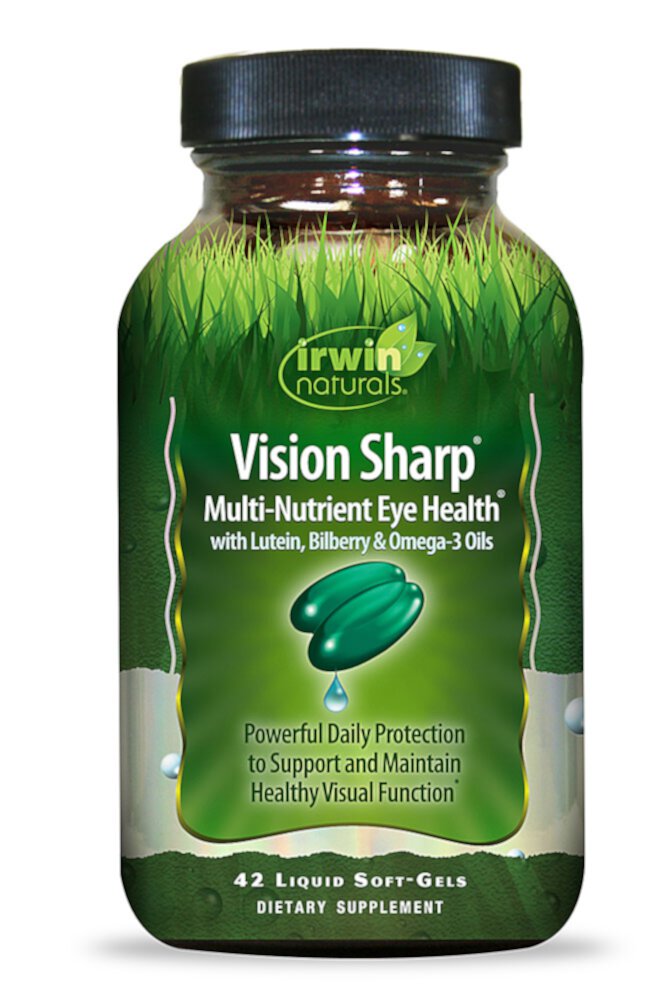 Irwin Naturals Vision Sharp® Multi-Nutrient Eye Health — 42 жидких желатиновых капсулы Irwin Naturals