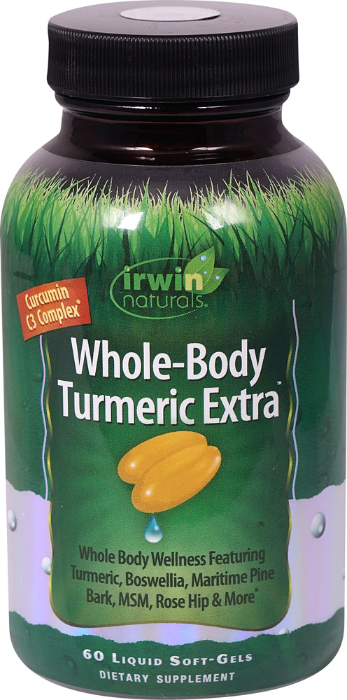 Whole-Body Turmeric Extra -- 60 Liquid Softgels (Жидкие мягкие капсулы) Irwin Naturals