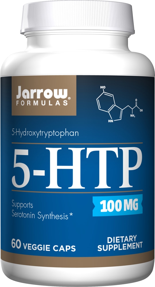 5-HTP - 100 мг - 60 капсул - Jarrow Formulas Jarrow Formulas