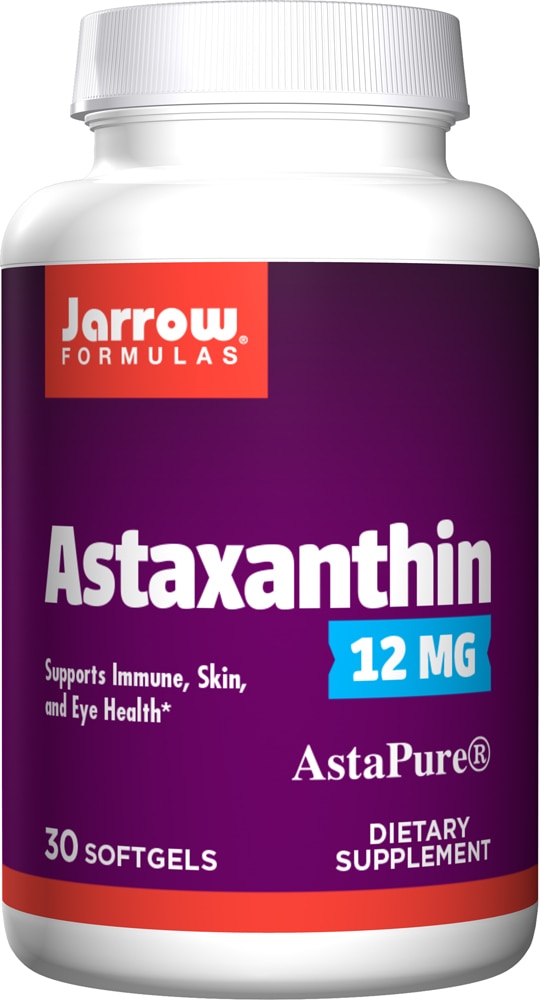 Immune Support Astaxanthin -- 12 mg - 30 Softgels (Мягкие капсулы) Jarrow Formulas