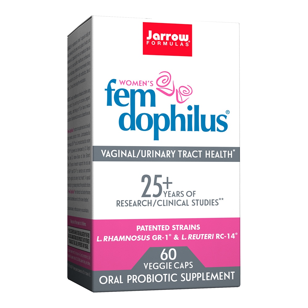 Fem-Dophilus -- 5 Billion CFU - 60 Veggie Caps (Вегетарианские капсулы) Jarrow Formulas