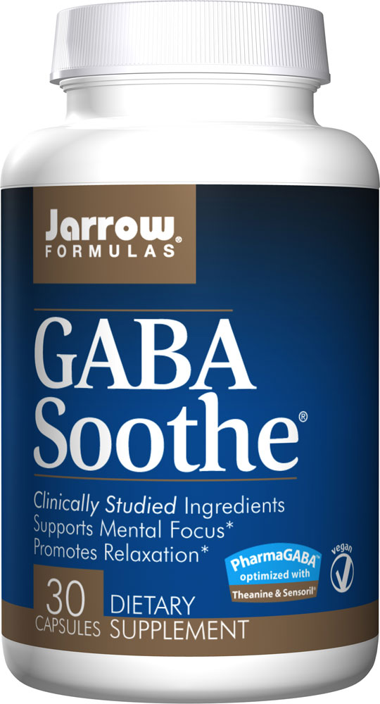 GABA Soothe® - 30 вегетарианских капсул - Jarrow Formulas Jarrow Formulas