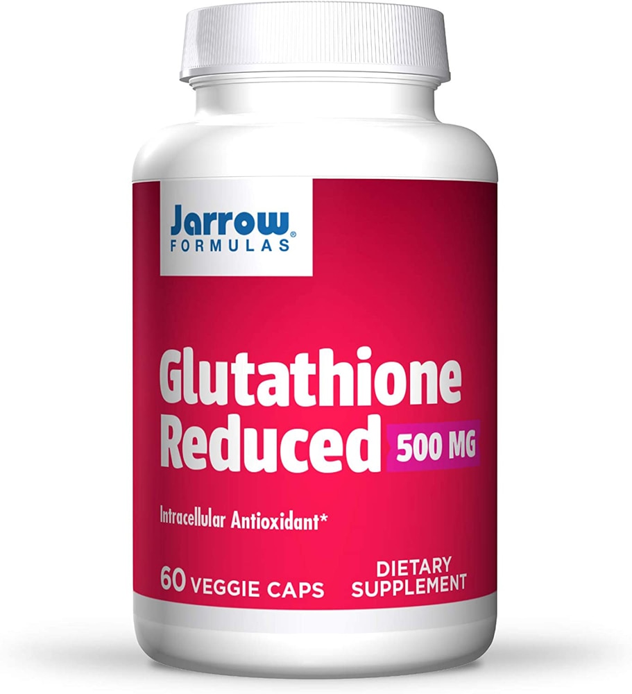 Glutathione Reduced -- 500 mg - 60 Veggie Capsules (Капсулы на растительной основе) Jarrow Formulas