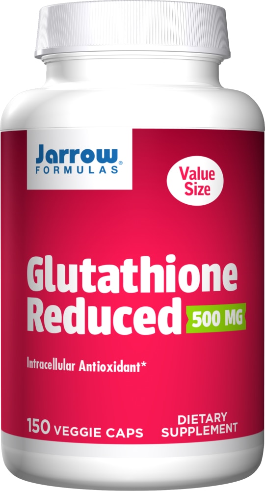 Jarrow Formulas Уменьшенный глутатион — 500 мг — 150 растительных капсул Jarrow Formulas