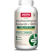 Saccharomyces Boulardii plus MOS - 5 миллиардов - 90 вегетарианских капсул - Jarrow Formulas Jarrow Formulas