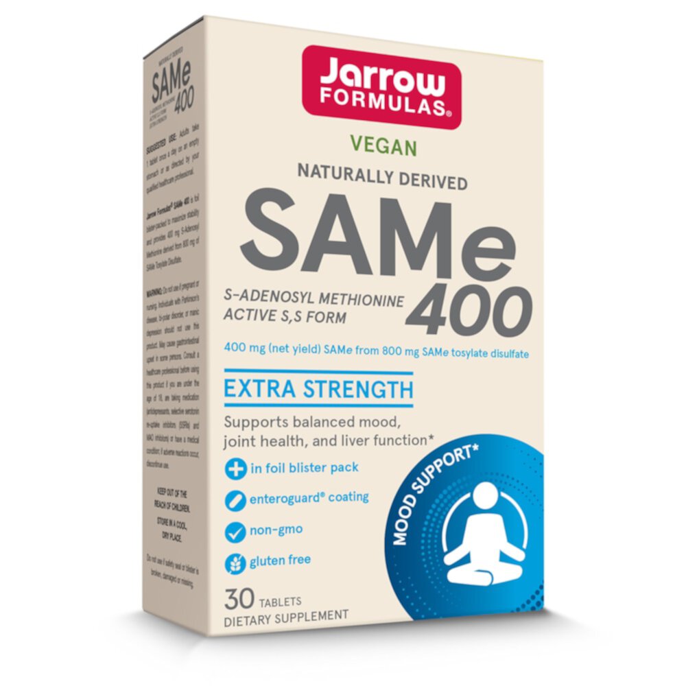 Bone & Joint SAM-e -- 400 mg - 30 Tablets (Таблетки) Jarrow Formulas