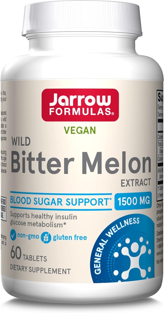 Digestive Wild Bitter Melon Extract -- 750 mg - 60 Tablets (Таблетки) Jarrow Formulas