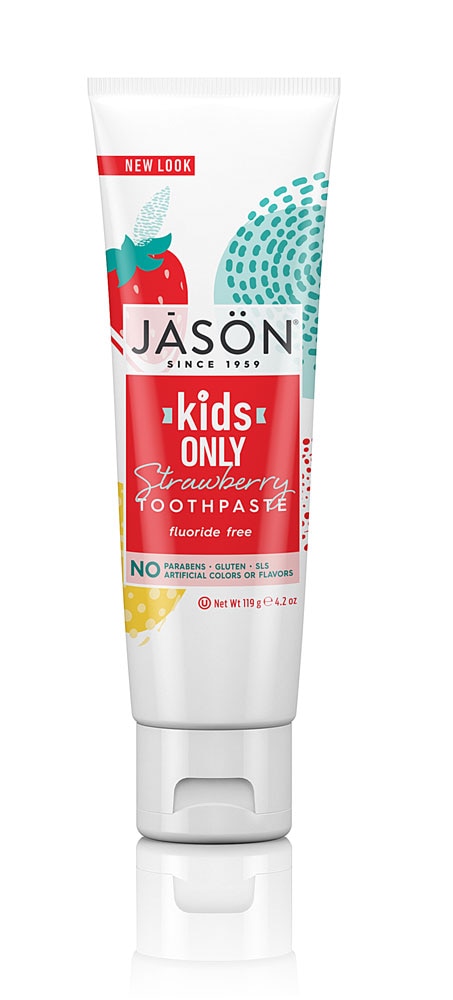 Детская зубная паста JASON Kids Only! Toothpaste Strawberry -- 4.2 oz JASON