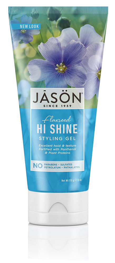 Гель для укладки с льняным семенем Jason Hi Shine — 6 жидких унций JASON