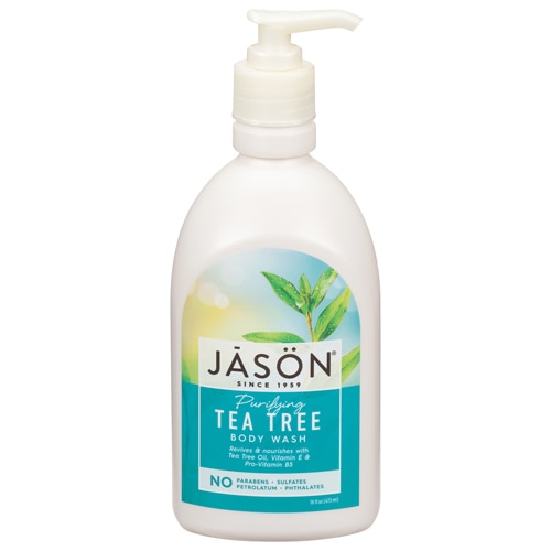 Очищающий гель для душа Jason Tea Tree — 16 жидких унций JASON