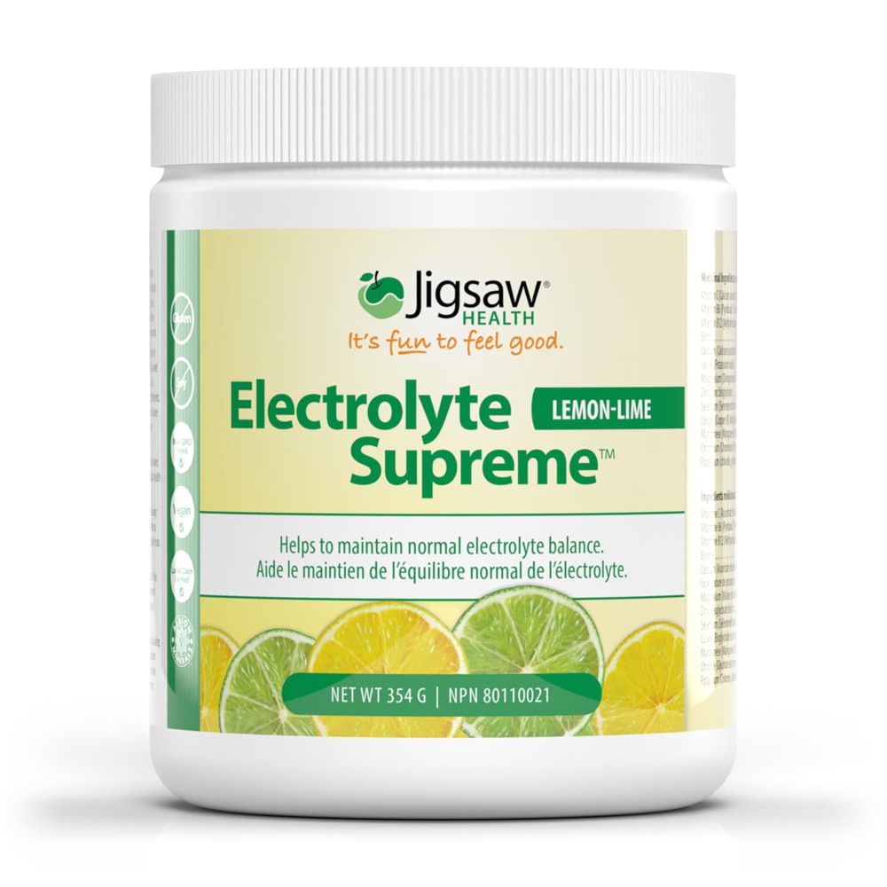 Jigsaw Health Electrolyte Supreme™ Jar Lemon Lime — 60 порций Jigsaw Health