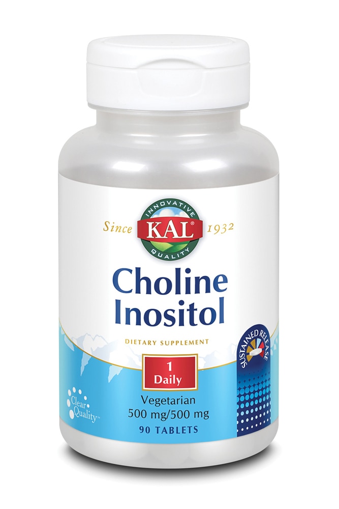 Choline Inositol -- 500 mg - 90 Tablets (Таблетки) KAL