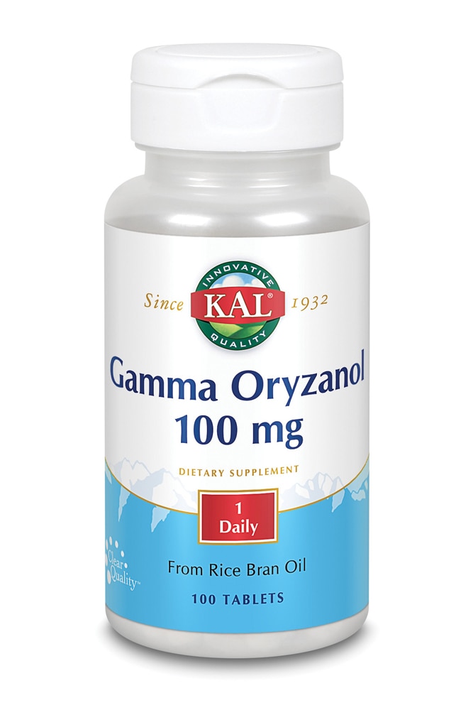 Gamma Oryzanol -- 100 mg - 100 Tablets (Таблетки) KAL